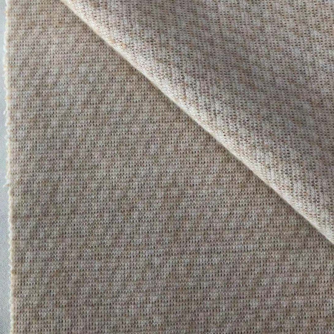 55%polyester 45%nylon fabric knitted fabric twill for woman garment