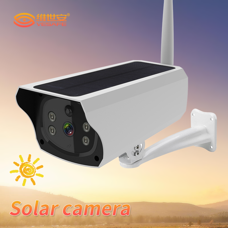VESAFE продвижение CCTV безопасность Солнечная энергия наружная 1080P WIFI IP камера