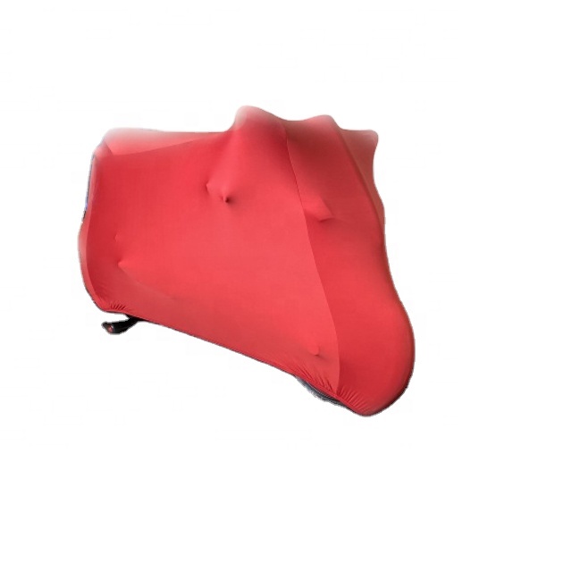 Lotocover LT-MC-10 красного цвета супер мягкий идеальный стрейч Крытый крышка мотоцикла для Triumph TT600