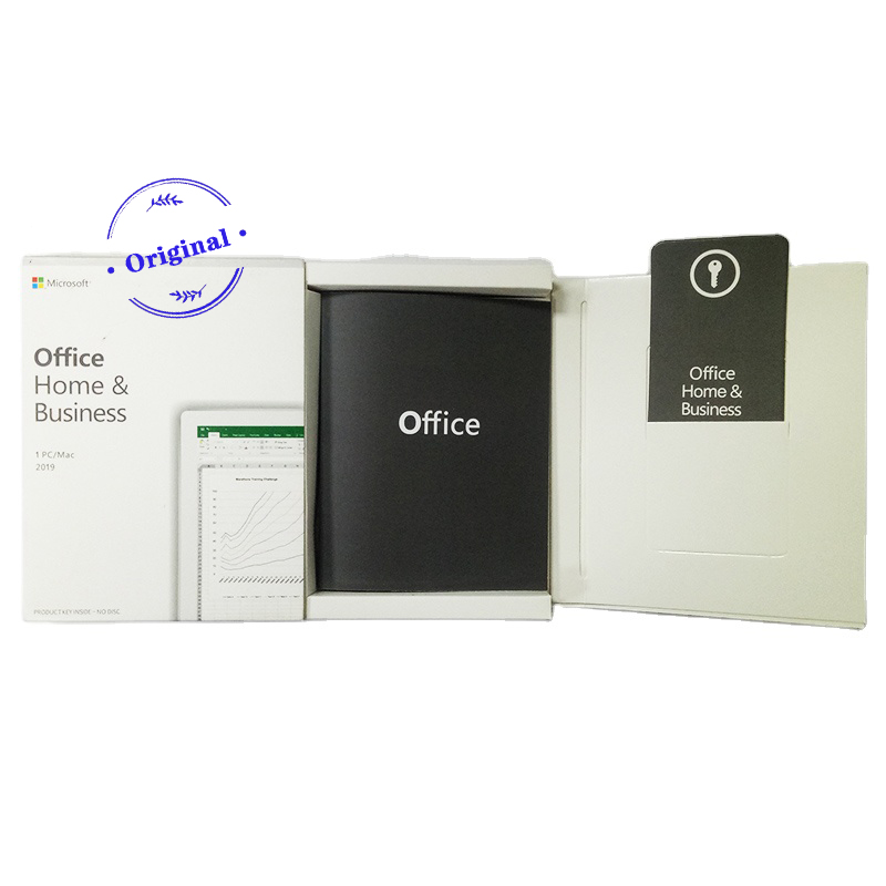 Microsoft Office 2019 Home and Business for Windows Software key code Online activation 1PC/MAC