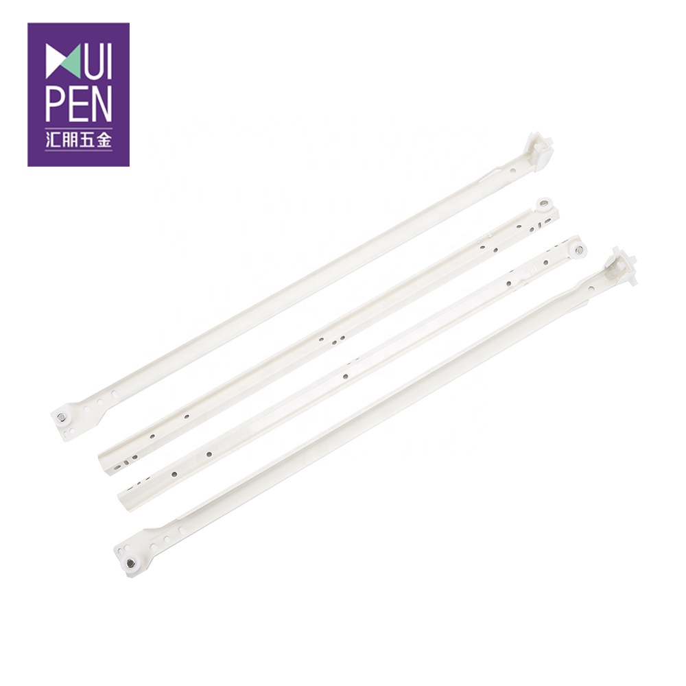 Furniture Hardware cabinet rails roller drawer runner telescopic channel drawer slides with roller