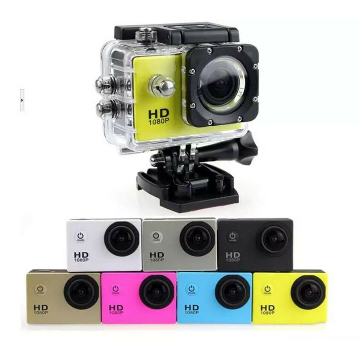 2 дюйма A7 HD Водонепроницаемый Спортивные D600 шлем DVR00 SJ4000 2 ''LED1080P полный экшн-камера DV