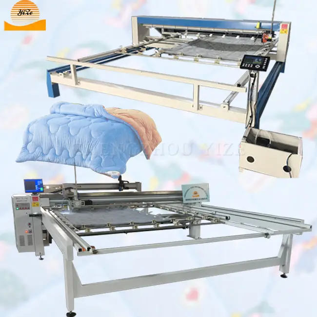 Home textile product machinery industrial quilting machine computerized single needle quilting zhengbu quilt machine