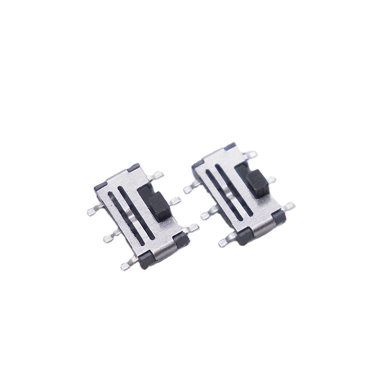 6 PIN terminal slide switch SMT Surface mount with silver plating 2 position switch