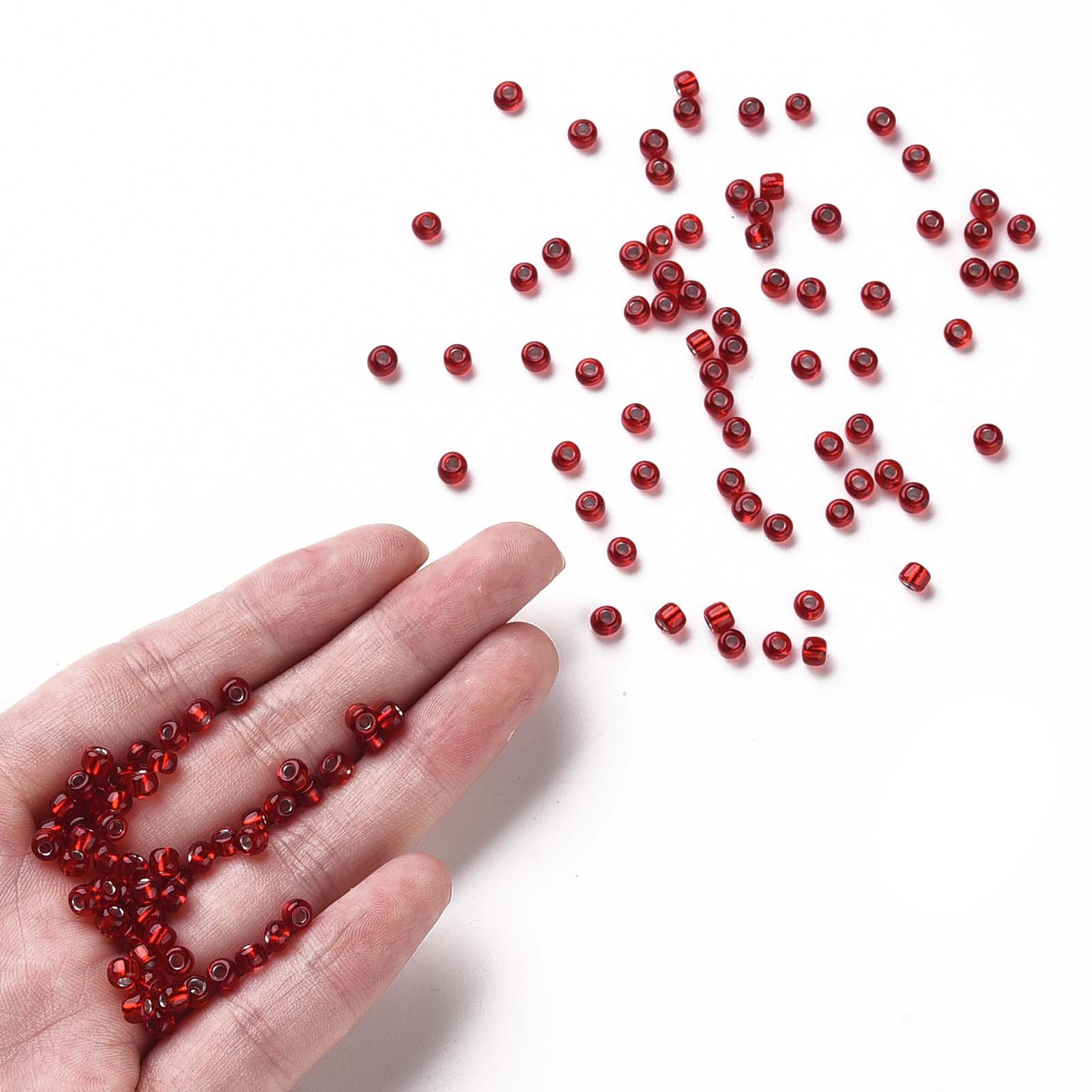 Hobbyworker 3000PCS Small Pony Multi Colors Loose 2mm Glass Seeds Beads for Jewelry Making