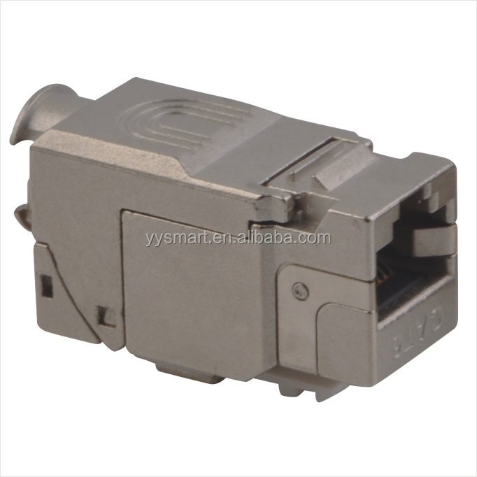 CAT7 Toolless IDC RJ45 FTP Keystone Джек