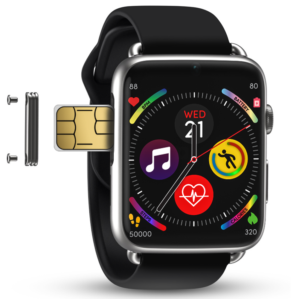 Горячая продажа пользовательский собственный бренд Браслет SmartWatch Sim карта часы телефон 4G DM20 Смарт часы