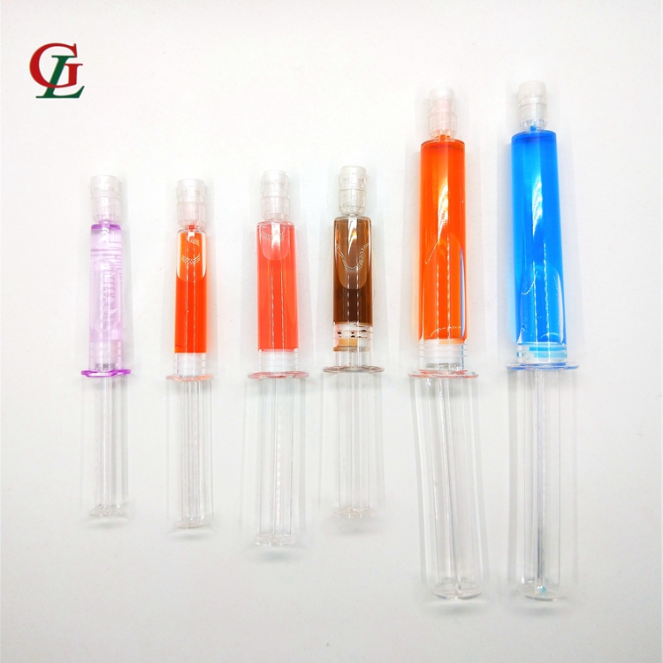 Luxurious cosmetic packaging eyes serum syringe airless essence bottle 10ML 20ml cosmetic airless Syringe bottle