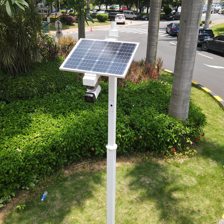 Easy assembly 10W 12V 4k solar security camera system wireless cctv outdoor power system