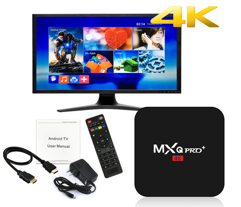 Заводская цена OEM ODM Tv Box дешевая сеть Smart MXQ Pro Tv set top Box Беспроводная 8 ГБ/128 ГБ Android четырехъядерная поддержка 4k Wifi