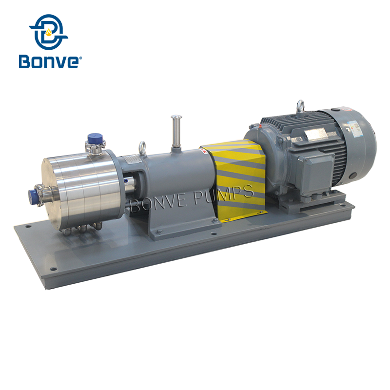 Высокоскоростной гомогенизатор Bonve SS304 316 316L CE с высоким сдвигом, эмульгирующий насос для продуктов пищевой химической промышленности