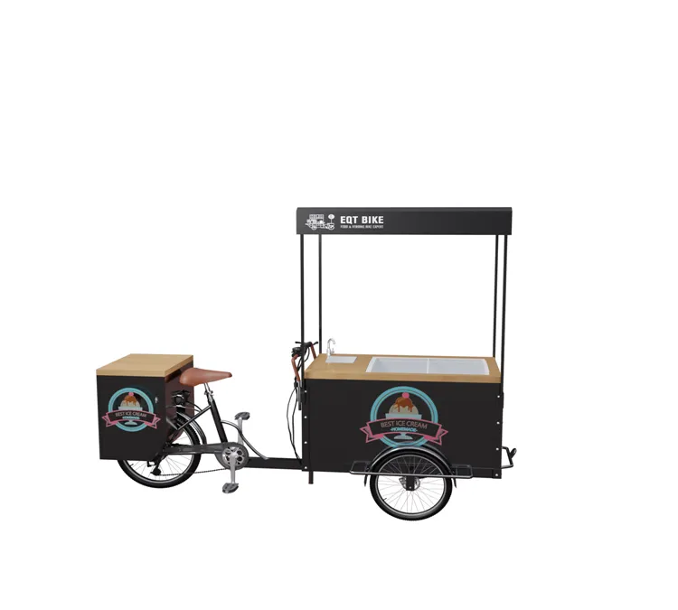 Water System Factory Supply Ice Cooler Cream Cart Manufactures Bike For Sale