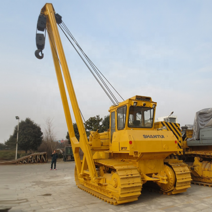 Shantui 70ton емкость SP70Y боковой подъемник Подержанный трубопровод для продажи