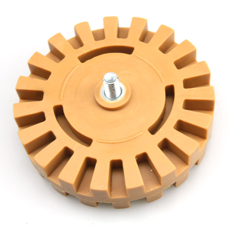 100MM Glue and Car Sticker Cleaning Remove Rubber Eraser Wheel for Auto Paint