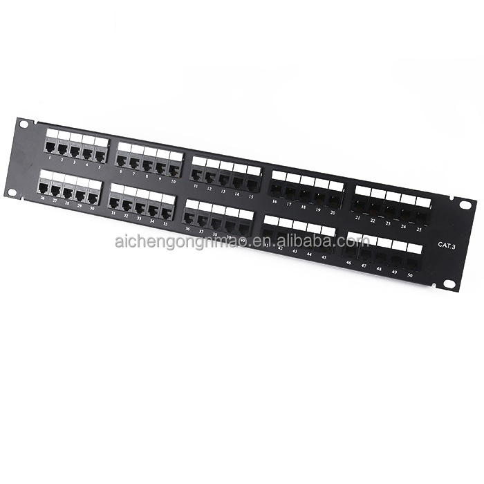 Aichen телефон Cat3 патч-панель 1U 19 "50 Порт производитель Legrand патч-панель