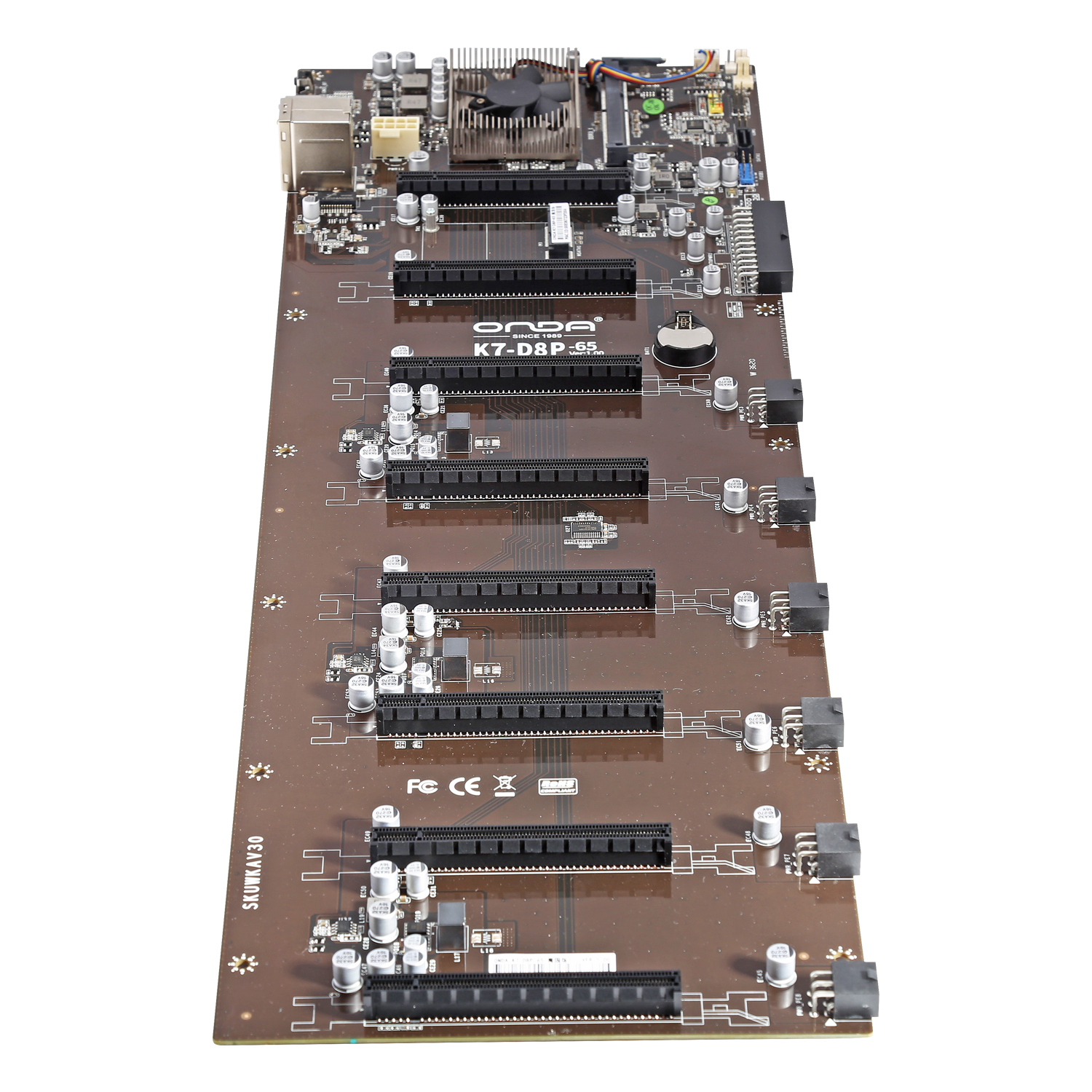 Original Gpu Motherboard Mobo Computer Miner Onda K15 D8P-65 Onda Mining Motherboard Rig Mining