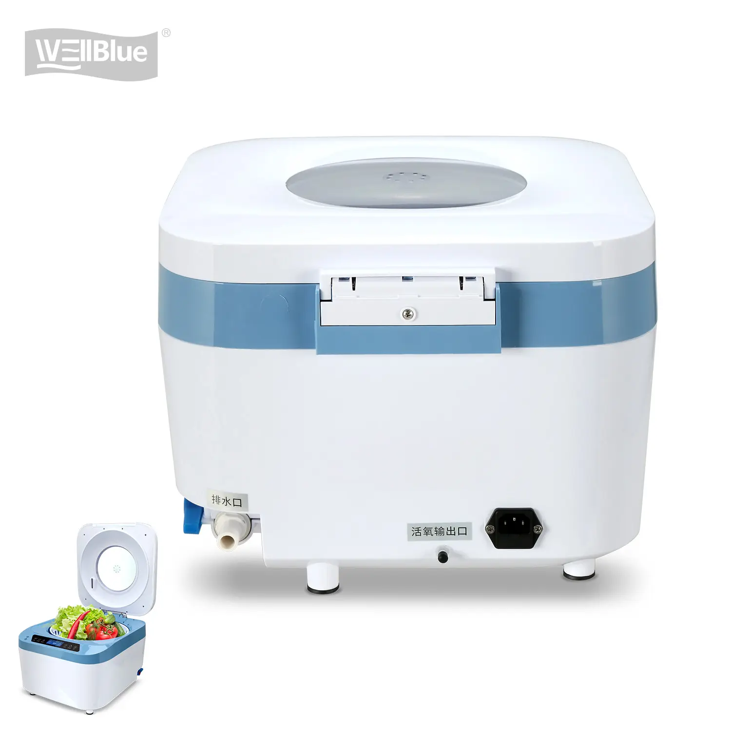 UV and Ozone Fruit Vegetable Cleaner and Vegetable Washer Kitchen food cleaning machine