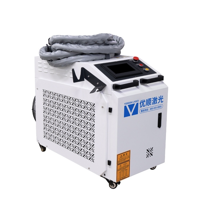 High precision Industrial Fiber Laser cleaning rust Paint Coating Corrosion removal Pulsed Laser cleaning equipment