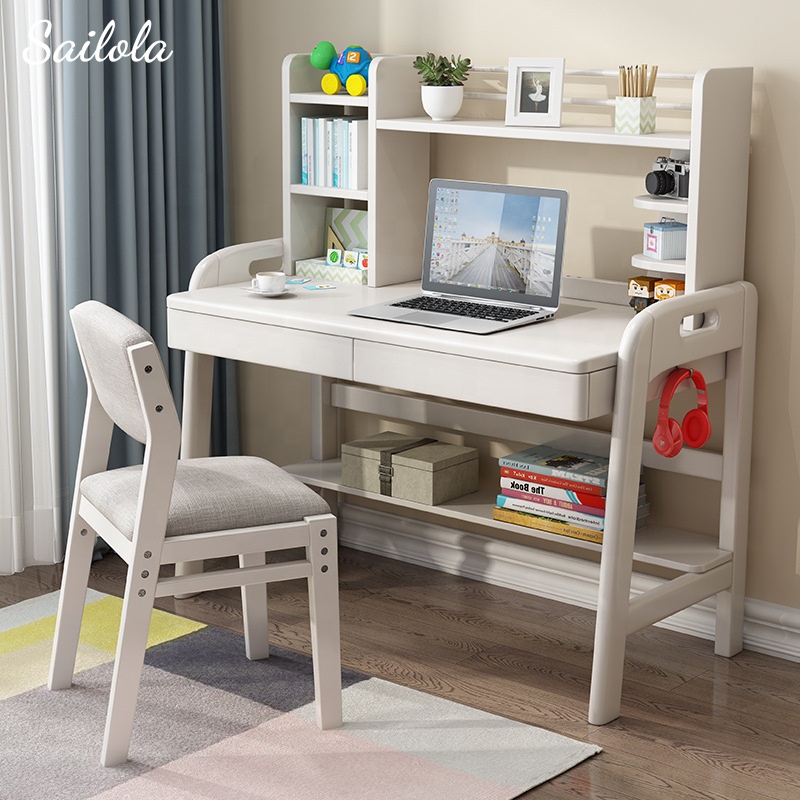 Kids Furniture Set Home Computer Desk Student Writing Desk Wood Kids Study Table For Kids