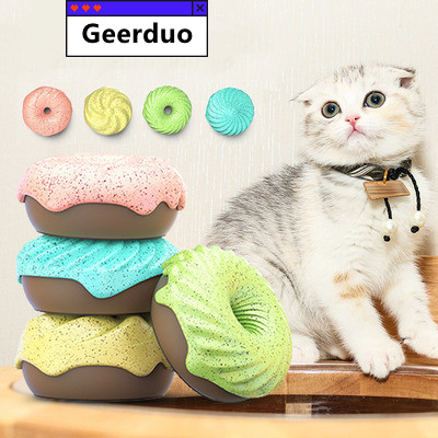 4Pcs Donuts Shape Feel Free to Paste Long-lasting Deodorization Pet Deodorant Dog Cage Cat Litter