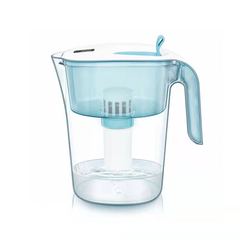 household 2.5L plastic water filter pitcher filtration jug replacement cartridge water filter jug with activated carbon filter