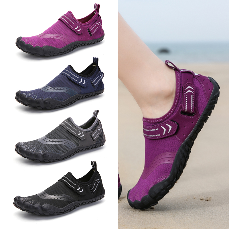 Anti-slip Wading Beach Upstream Shoes Sneakers Barefoot Quick Dry Unisex Men Women Slip On Five Toes Sports Water Aqua Shoes