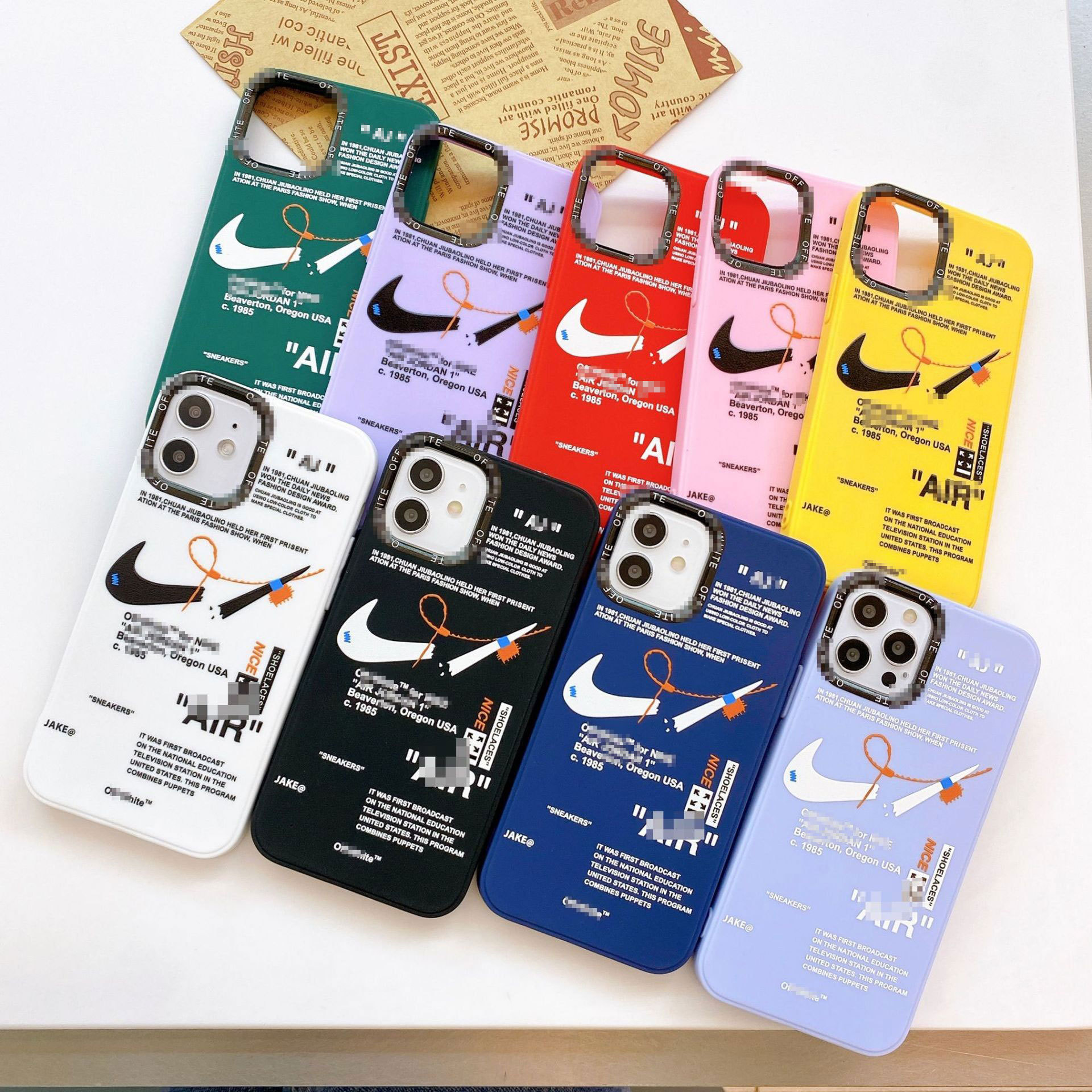 ins Street Sports Brand Original Liquid silicone For iPhone 11 12 13 14 pro max Case Cover With Custom Logo Luxury Phone Case