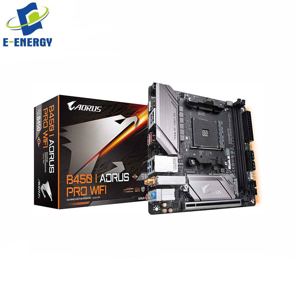 B450 I AORUS PRO WIFI AM4 AMD B450 SATA 6 ГБ/сек. USB 3,1 мини ITX материнской платы с чипсетом AMD