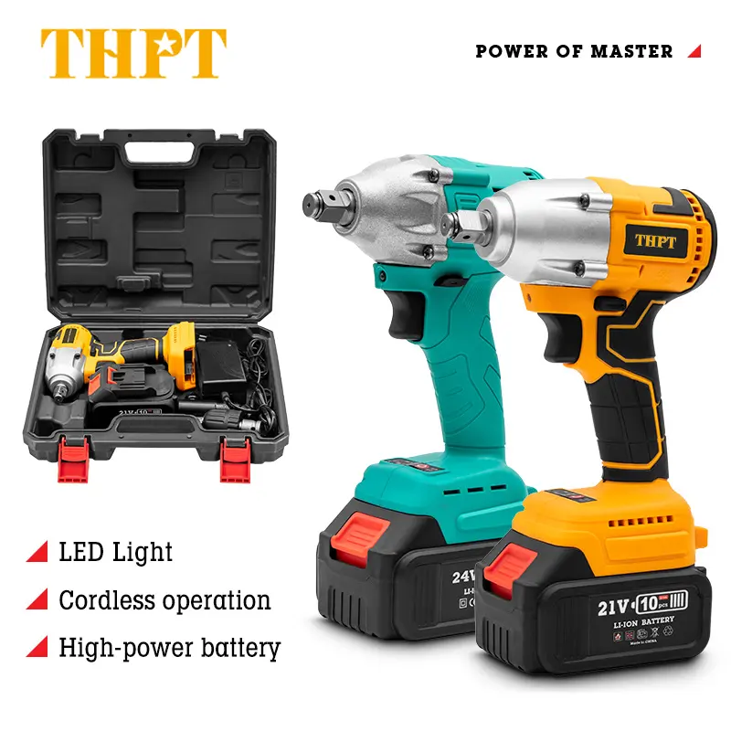 China Supplier Electric Brushless Professional Power Tools 1/2 Cordless 18v Impact Wrench