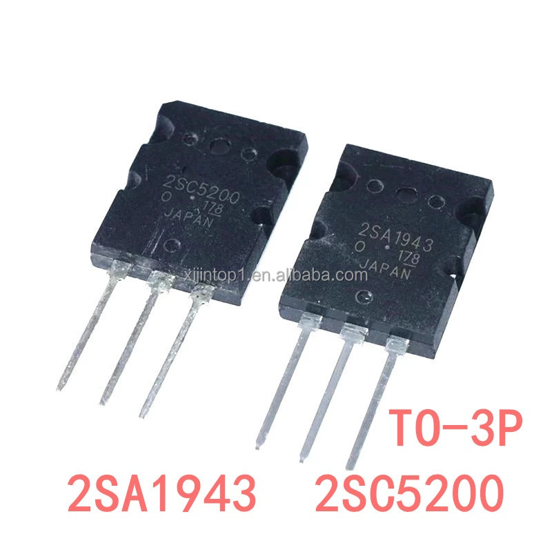 Оригинальный высокой мощности 2sc5200 2sa1943 транзистор оригинальный чип TO-3PL аудио усилителем mosfet транзисторов 5200 y 1943