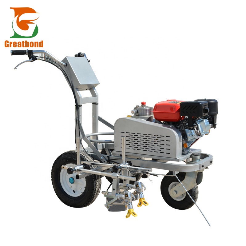 China unique customized road line marking machine price hand push painting machine
