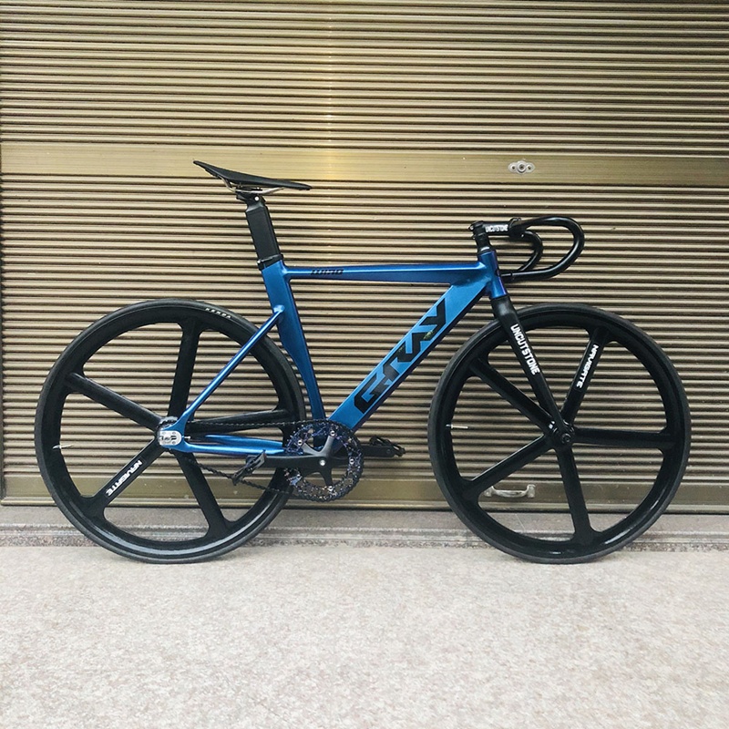 Велосипедная Рама Fixie 52 см 56 см, односкоростная велосипедная сварочная рама с вилкой из углеродного волокна, цветной дорожный велосипед из алюминиевого сплава 700C