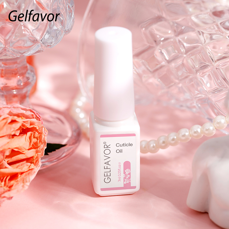 GELFAVOR 7ml private label rose flavor nourishment cuticle oil wholesale professional nails moisturizing cuticle nutrition