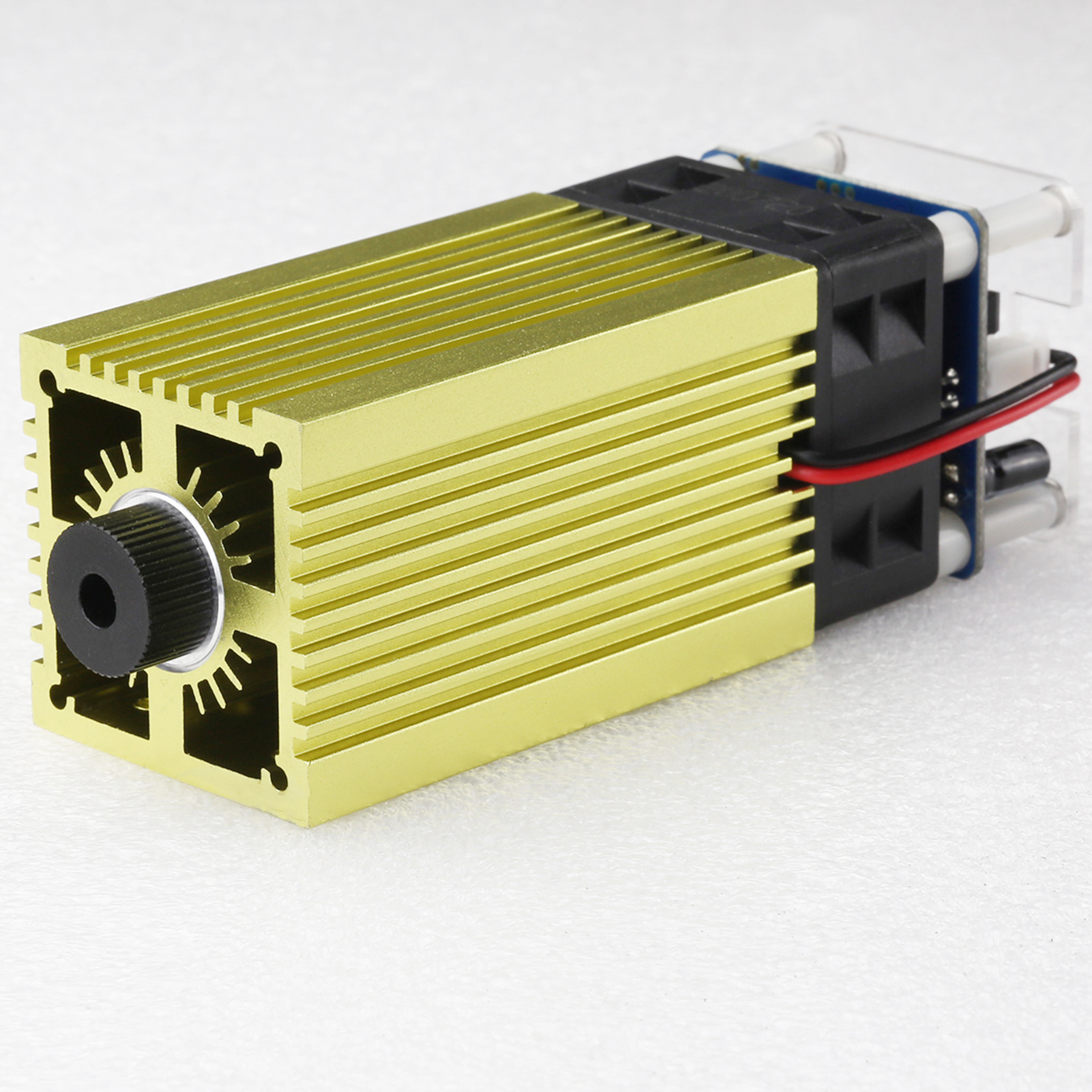 450nm 40w-профессиональная версия, лазерная головка с регулируемым фокусом, технология сжатого пятна, ультра-быстрая гравировка из нержавеющей стали