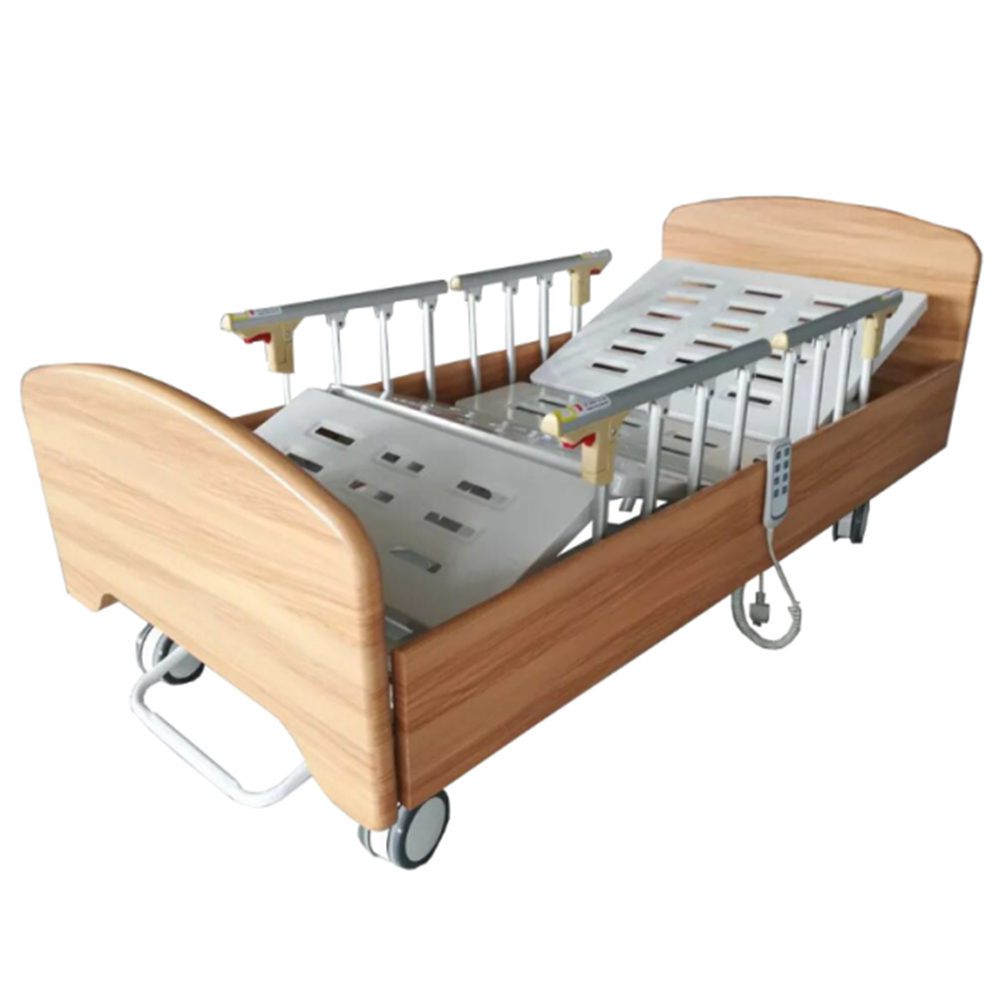 YFD3011K Wooden Three Function Electric Nursing home Bed