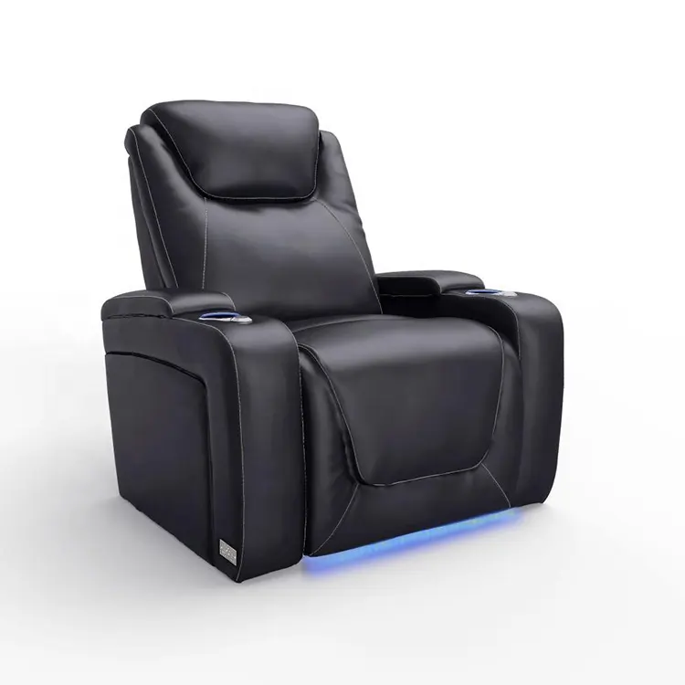 YASITE Cinema Sofa Movie Theater Home Leather Modern Single Seat Recliner Sofa