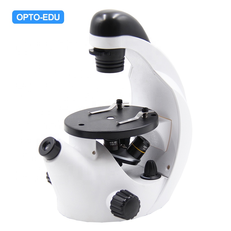 OPTO-EDU A14.1501 Монокуляр тройной 4x10x20x с грубой фокусировкой, студенческий мини-инвертированный Микроскоп