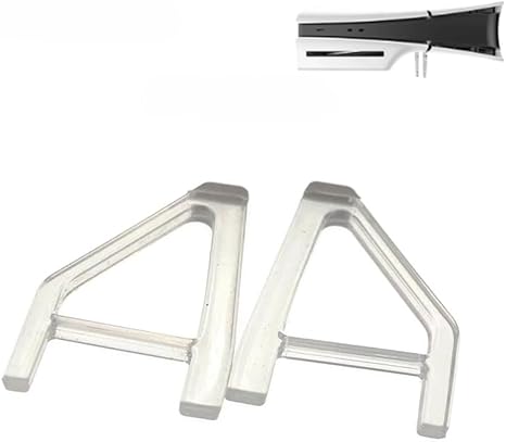 2pcs Acrylic Horizontal Stand Base Replacement Storage Support Stand for PS5 Slim Console & Game Accessories