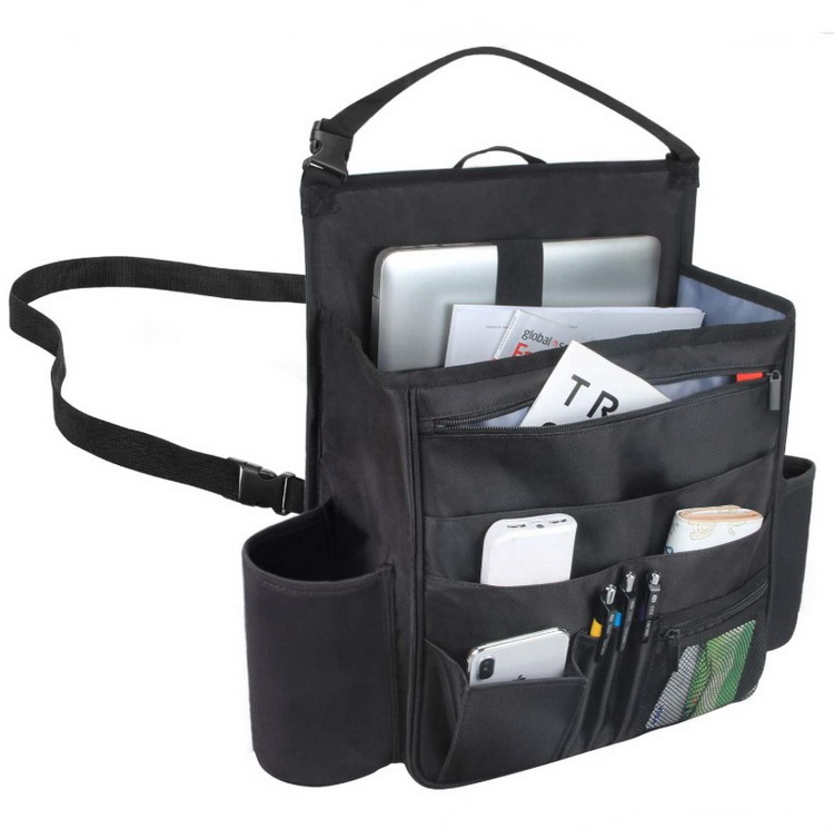 Luxury Car Front Seat Organizer Car SUV Trunk Back Seat Storage with Adjustable Straps Truck Seat Organizers