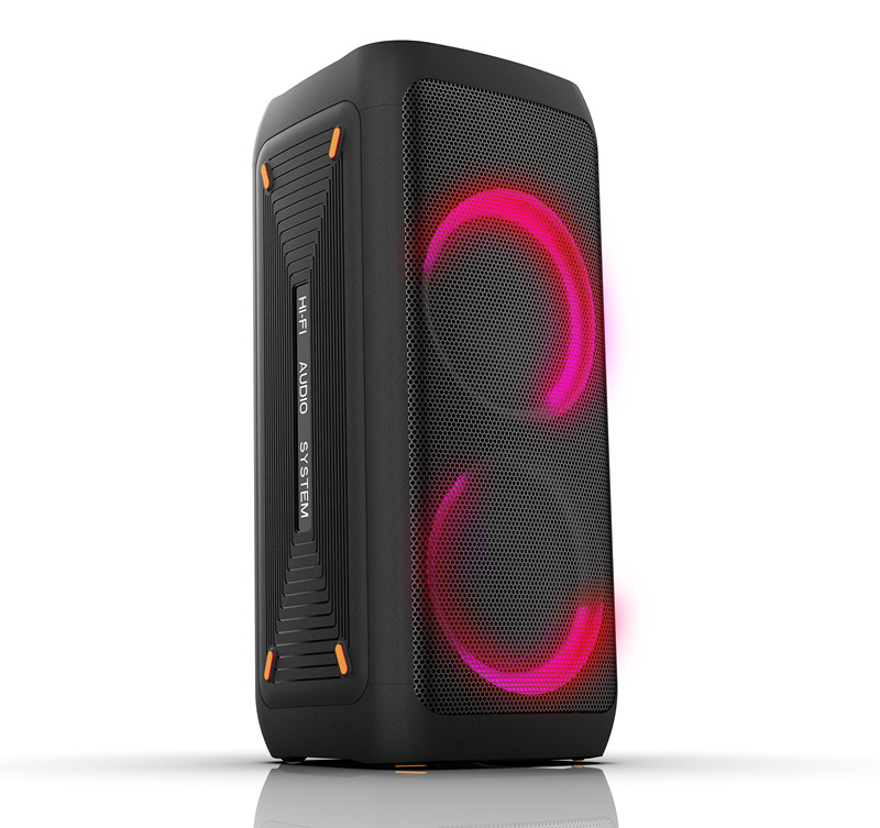 Линге НЧ-динамик 8'x2 800W макс LG-828B Свадебная вечеринка коробка 300 бас портативный динамик караоке беспроводной вечерние внутренний звуковой динамик со светодиодной подсветкой
