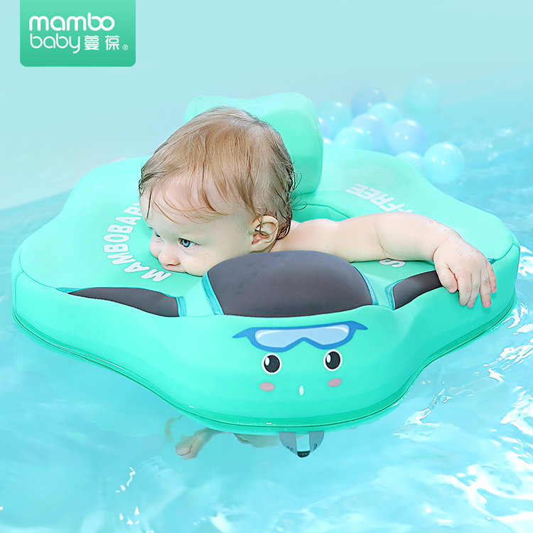 Mambobaby, не ПВХ надувное плавательное кольцо, не Надувное детское сиденье, милый безопасный плавающий сиденье для детей, младенцев
