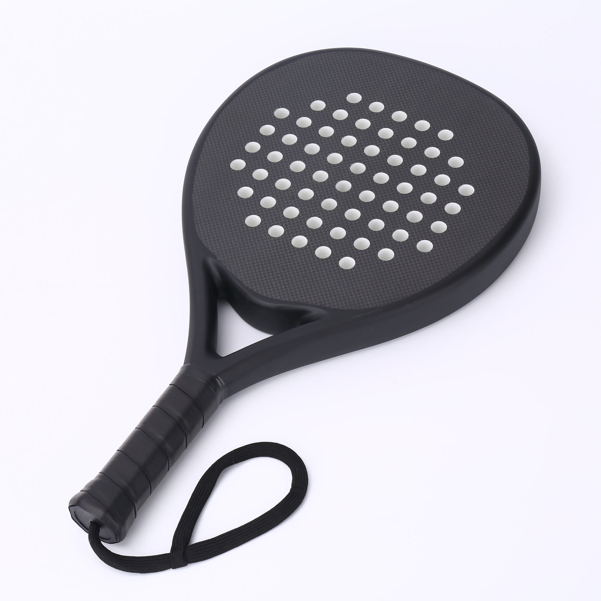 Beach Tennis Paddle Racket Carbon Fiber with EVA Memory Foam Core Tennis Padel