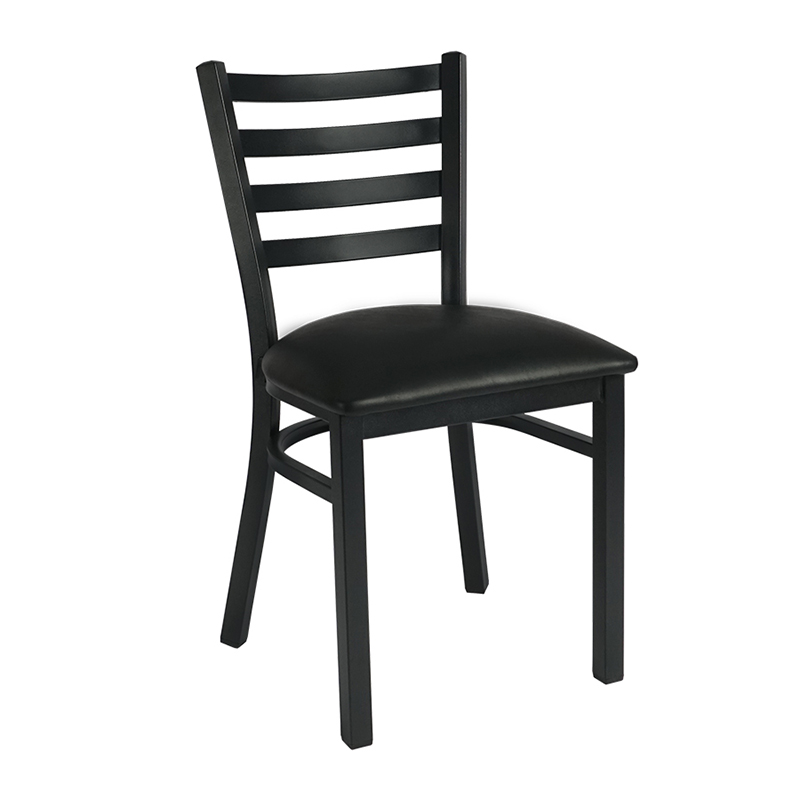 hot selling restaurant furniture metal chairs with wood or vinyl cushion