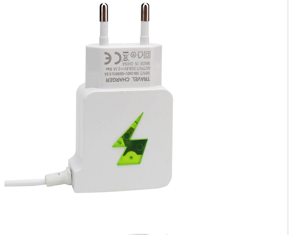 Профессиональный Фотофон 2 USB адаптер для путешествий зарядное устройство для мобильного телефона V8 micro usb TYPE-C IOS с кабелем LED-вспышка
