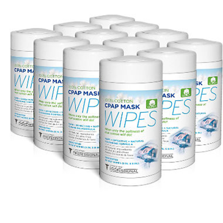 Biokleen OEM Free Sample 100% Cotton Safe Alcohol-Free CPAP Cleaner Barrel Cleansing CPAP wet wipes Adult wet wipes