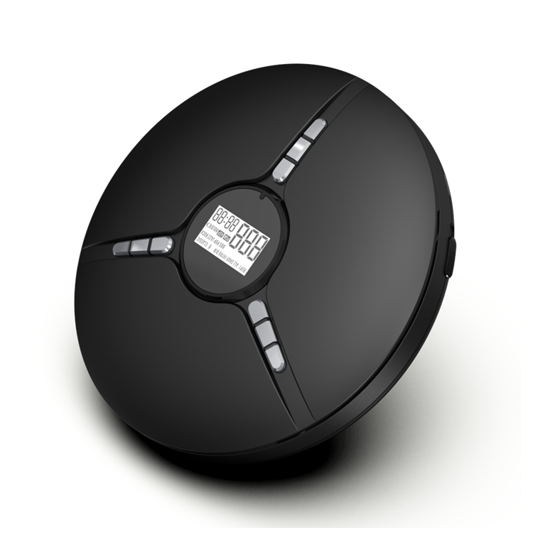 Discman персональный CD-проигрыватель с разъемом для наушников USB поставка CD музыкальный диск с жк-дисплеем (черный)