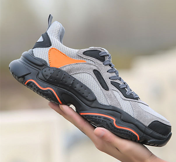 Non-slip men's safety shoes SBP leather sports style safety shoes with steel toe