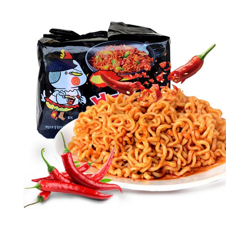 Бренд Samyang, производитель, оптовая продажа, Корейская рамен, горячая Пряная курица, лапша быстрого приготовления