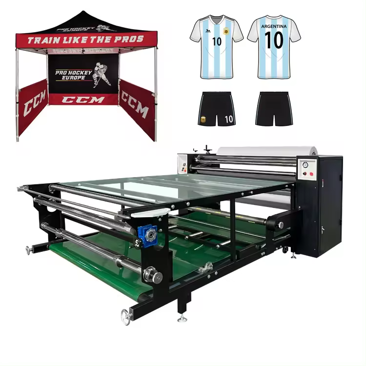 Manufacturer Rotary Heat Press Monti Antonio Calandra Sublimation Heat Transfer