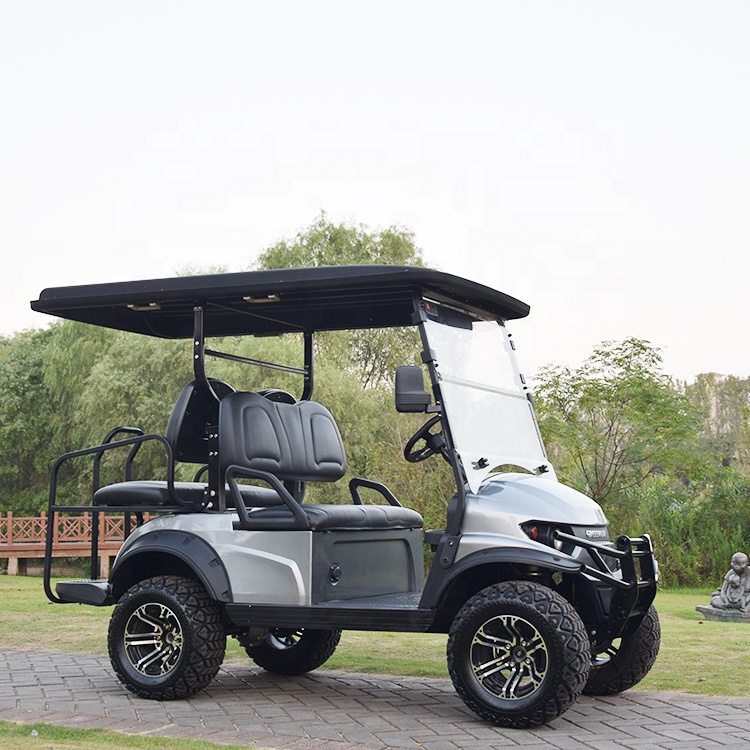 4-seater off-road electric golf cart for elderly hunting cart